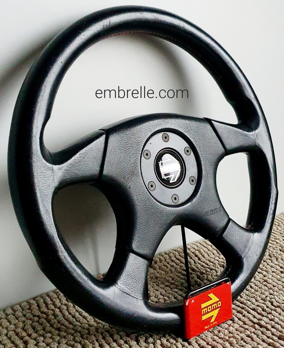 MOMO Leather Steering Wheel 360 mm Ghibli BMW E30 Mazda