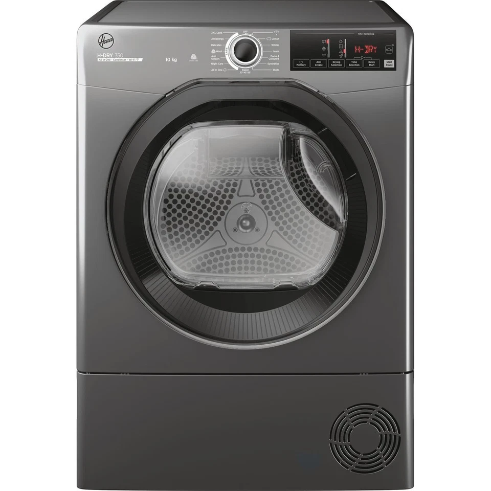 Hoover HRE C10TBER-80 H-DRY 350 10Kg Condenser Tumble Dryer Graphite B Rated - Image 1 of 4