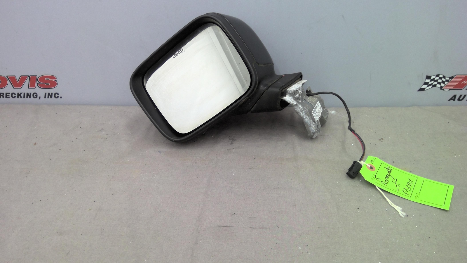2015 Jeep Renegade LH Driver Side Power Mirror, Black