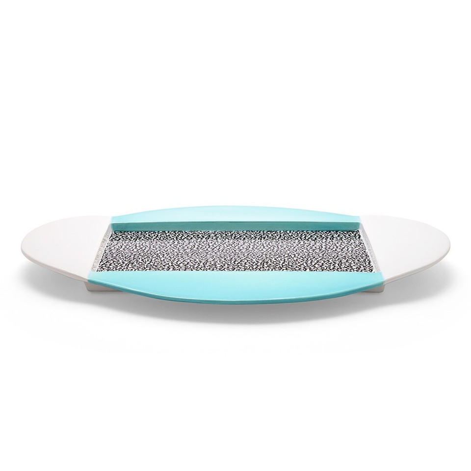 CELERY serving dish platter plate ceramic Michele De Lucchi MEMPHIS