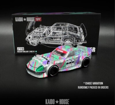 MINI GT KAIDO*HOUSE Nissan Datsun Fairlady Z HKS CHASE CAR