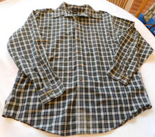 Brooks Brothers 346 Men's long sleeve button up shirt Size L large Plaid Spot
