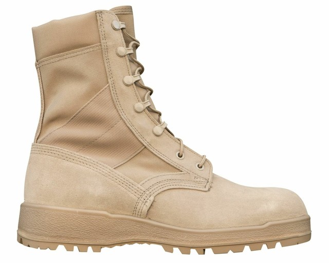 BELLEVILLE DST MEN'S ARMY HOT WEATHER COMBAT BOOTS VIBRAM DESERT TAN 12