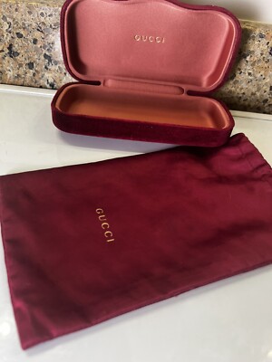 Gucci Brown Sunglasses with Burgundy Case s-l400.jpg main image 4