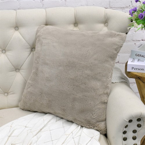 2X Throw Decorative Throw Pillow Covers Luxury Soft Heavy Faux Fur Cushion Cases - Picture 35 of 206