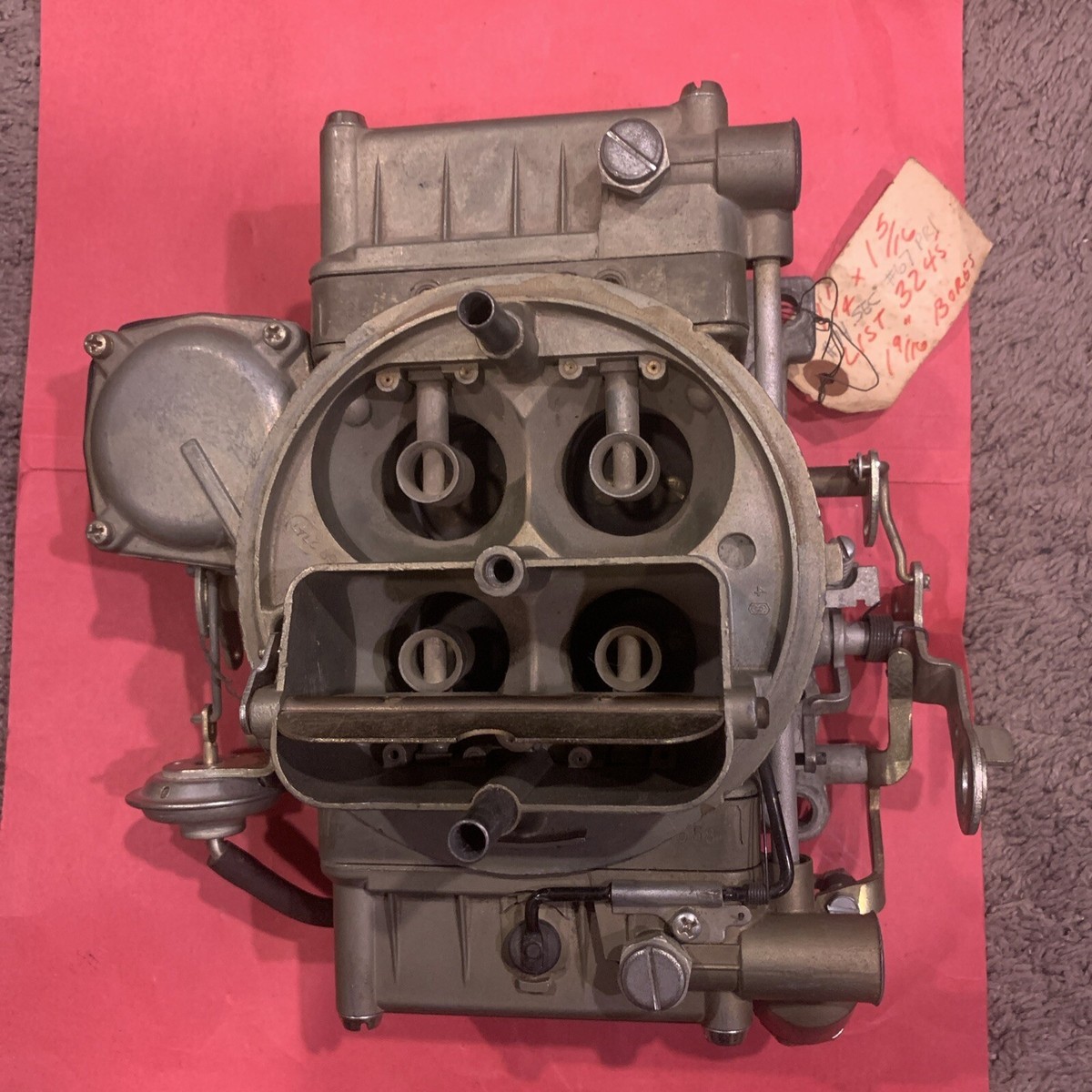 OEM GM Holley Carb List 3245 1966 Chevy II/Nova 327 350HP L-79