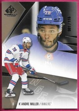 2023-24 Upper Deck Sp Game Used Hockey K'ANDRE MILLER #81 Base Gold 081/118