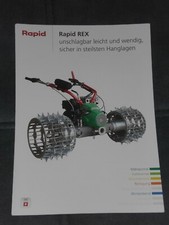 RAPID REX Einachser Ger&auml;tetr&auml;ger, Motorm&auml;her Prospekt von 10/2021 ( CH 212 )