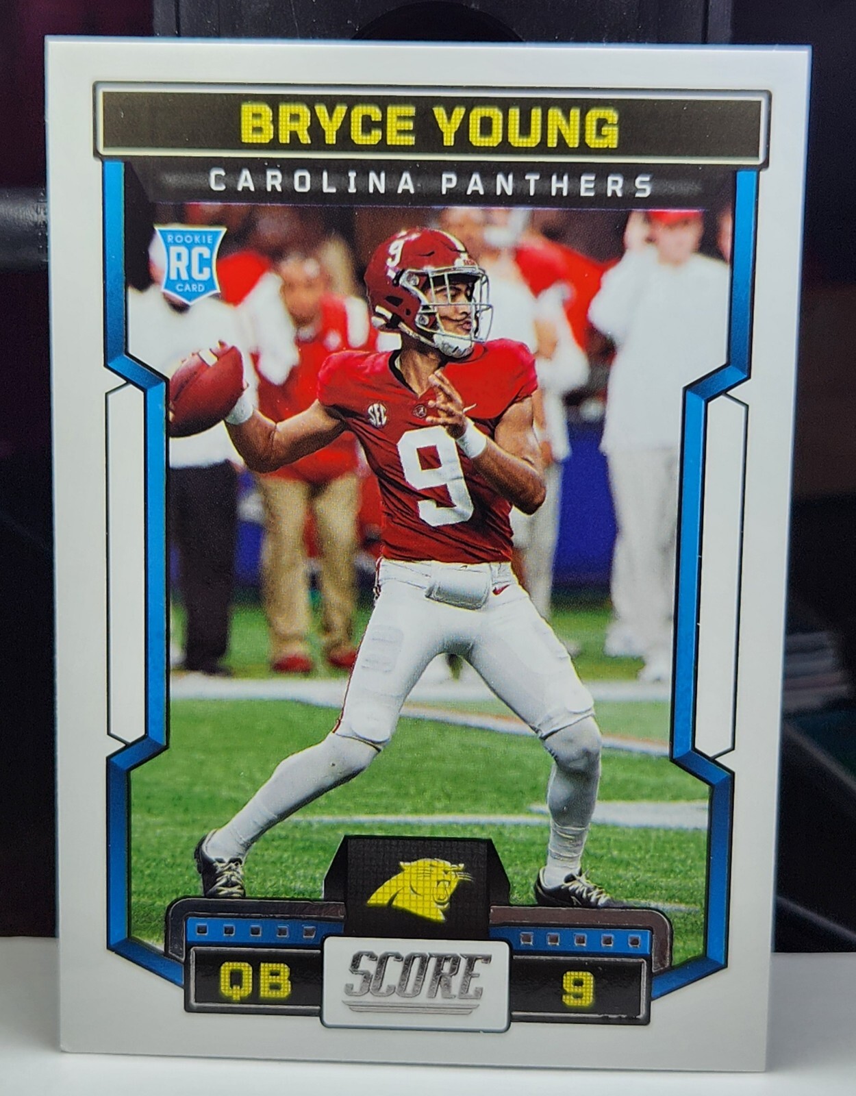 Bryce Young 2023 Panini Score #301 Base Rookie RC Carolina Panthers