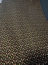 4 1/2 YDS UNCUT SUPER SNUGGLE FLANNEL FABRIC NEW FROM JOANN Black Dots Sage