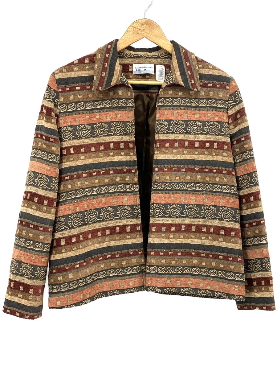 Alfred Dunner Blazer Size 14P Petite Knit Blend Blazer Jacket Coat