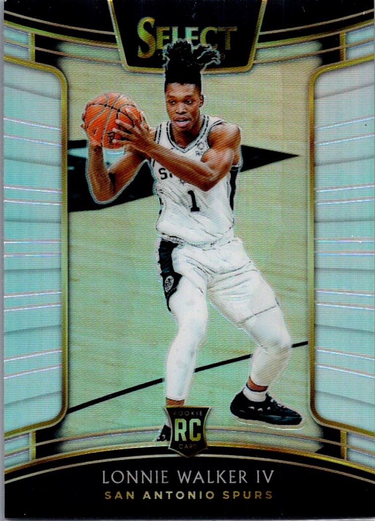 2018-19 Panini Select Silver Prizm Concourse #77 Lonnie Walker IV (RC)