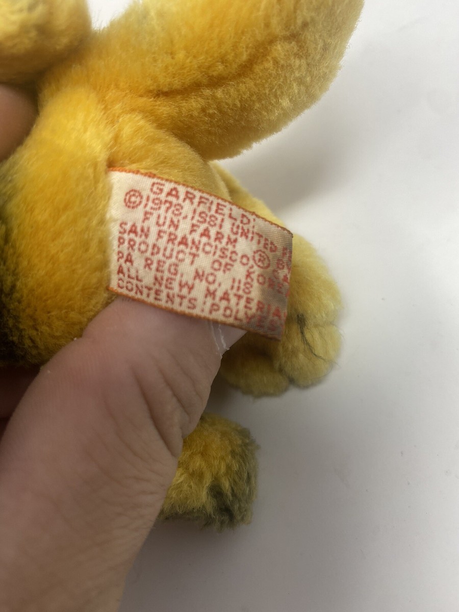 Vintage Garfield Stuffed 1981 Fun Farm 8