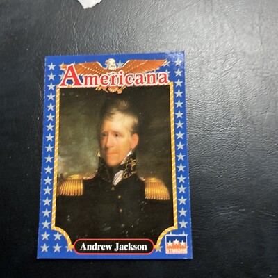 Jb15 Americana 1992 StarLine #4 Andrew Jackson Seventh President