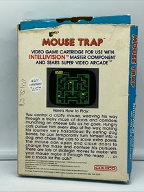 Intellivision Game Lot of 2 Donkey Kong & Mouse Trap Complete w/Manuals