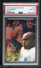 1997 Flair Showcase Row 0 Tiki Barber #46 PSA 8 0c9g