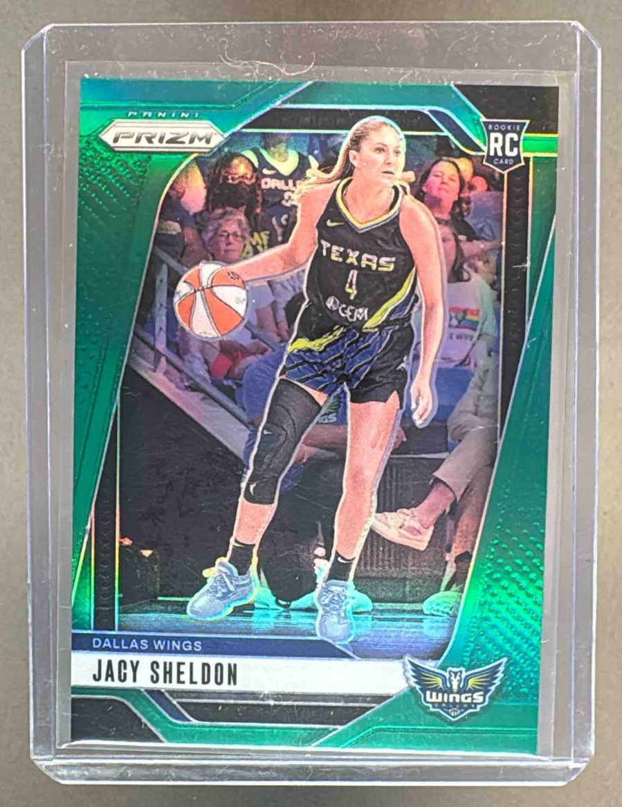 Jacy Sheldon 2024 Panini WNBA Prizm #4 Green Rookie RC