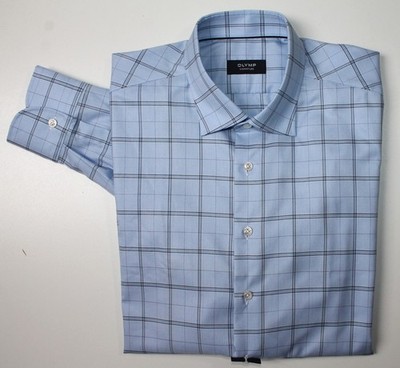 OLYMP SIGNATURE 8538/34/11 Sandro TAILORED FIT Herren Hemd Gr. 46 2XL NEU 3