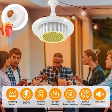 Bathroom Heater Ceiling 600W Rapid Heating Ceiling Heater with Remote Control