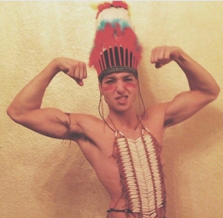 Tocado Nativo Americano Occidental Tocado Halloween Disfraz Plumas Diadema Foto 4 de 4