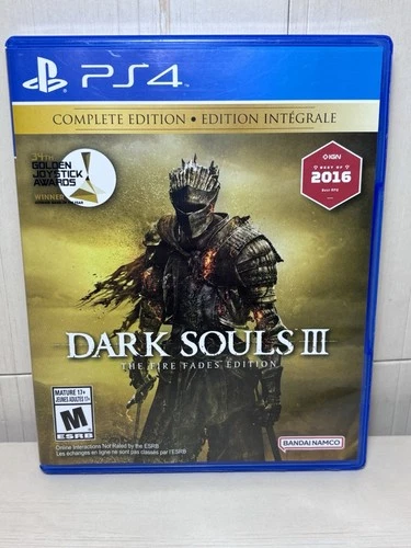 Dark Souls III: The Fire Fades Edition (Sony PlayStation 4, 2017) Tested