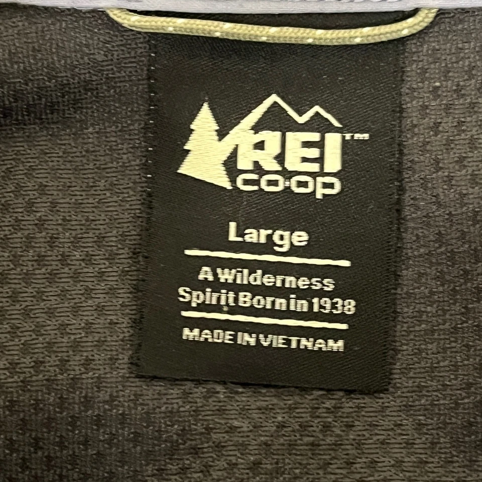 Camisa de senderismo REI Co Op para mujer manga larga con botones grande azul viaje al aire libre Foto 4 de 4