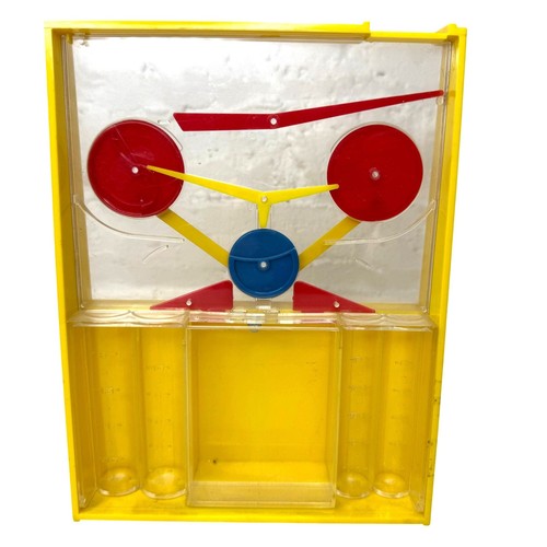 Vintage Mag-Nif Yellow Mechanical Coin Sorter Bank Made in USA Mentor Ohio 1980s