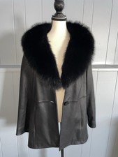 Preston & York Women's Leather Fir Jacket