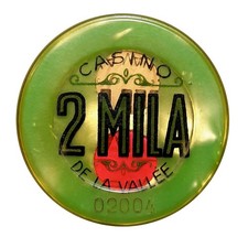 [NC] CASINO DELLA VALLEE - St-VINCENT - AOSTA - CHIP FICHE 2000 LIRE - 40 mm