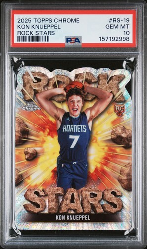 2025 Topps Chrome Kon Knueppel Base (PSA 10)