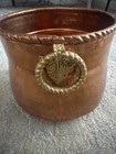 hammered copper cauldron antique — photo 3