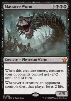Massacre Wurm - Magic: The Gathering Foundations: Starter Collection (Mythic) [S