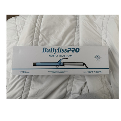 BaByliss PRO Nano Titanium 1 in Curling Iron Adjustable Heat Settings