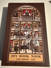 Minicity Law Library 3D Wooden Puzzle - CJ02 DIY Book Nook