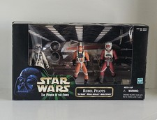HASBRO STAR WARS POWER OF THE FORCE REBEL PILOTS CINEMA SCENE