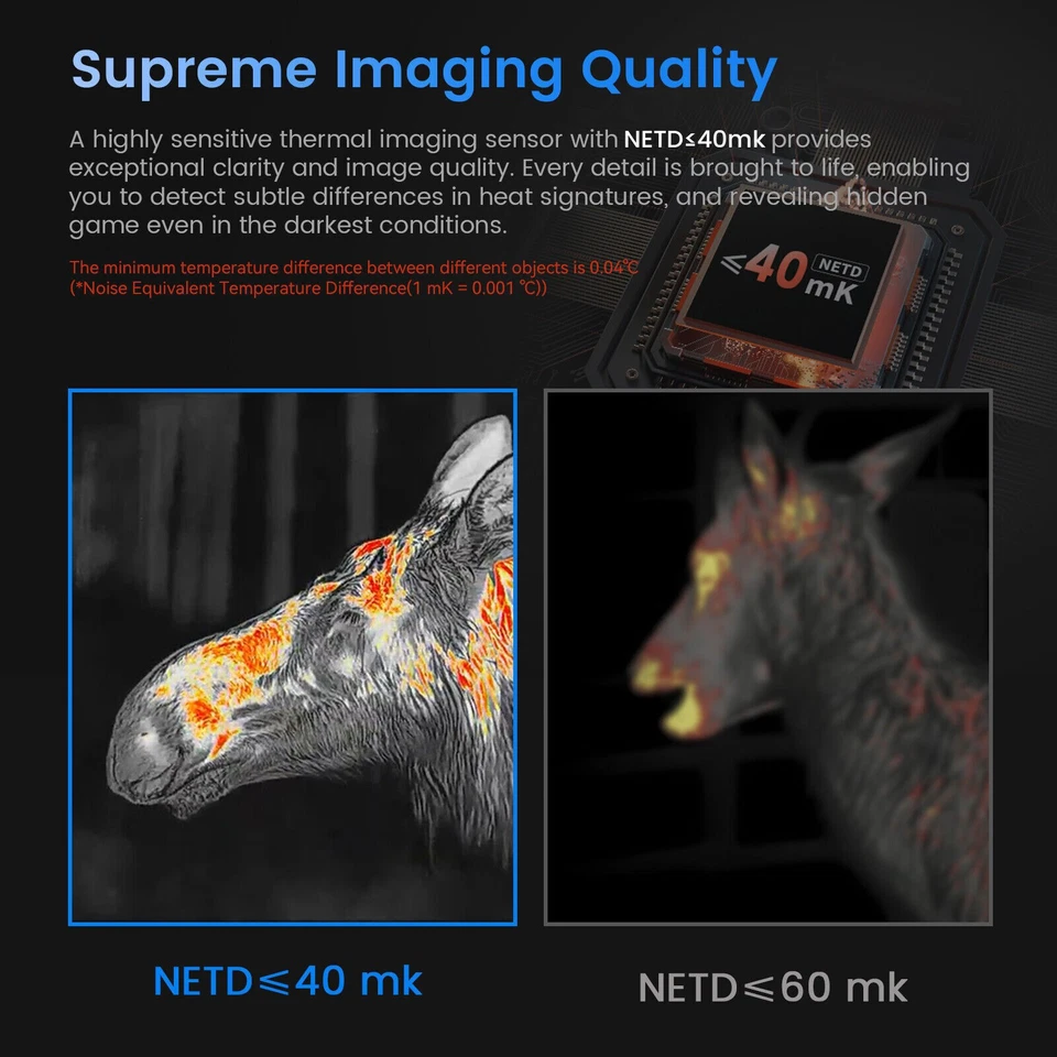 Thermal Imaging Monocular AI 384x288 Thermal Night Vision Goggles 5 Display Mode - Image 4 of 4