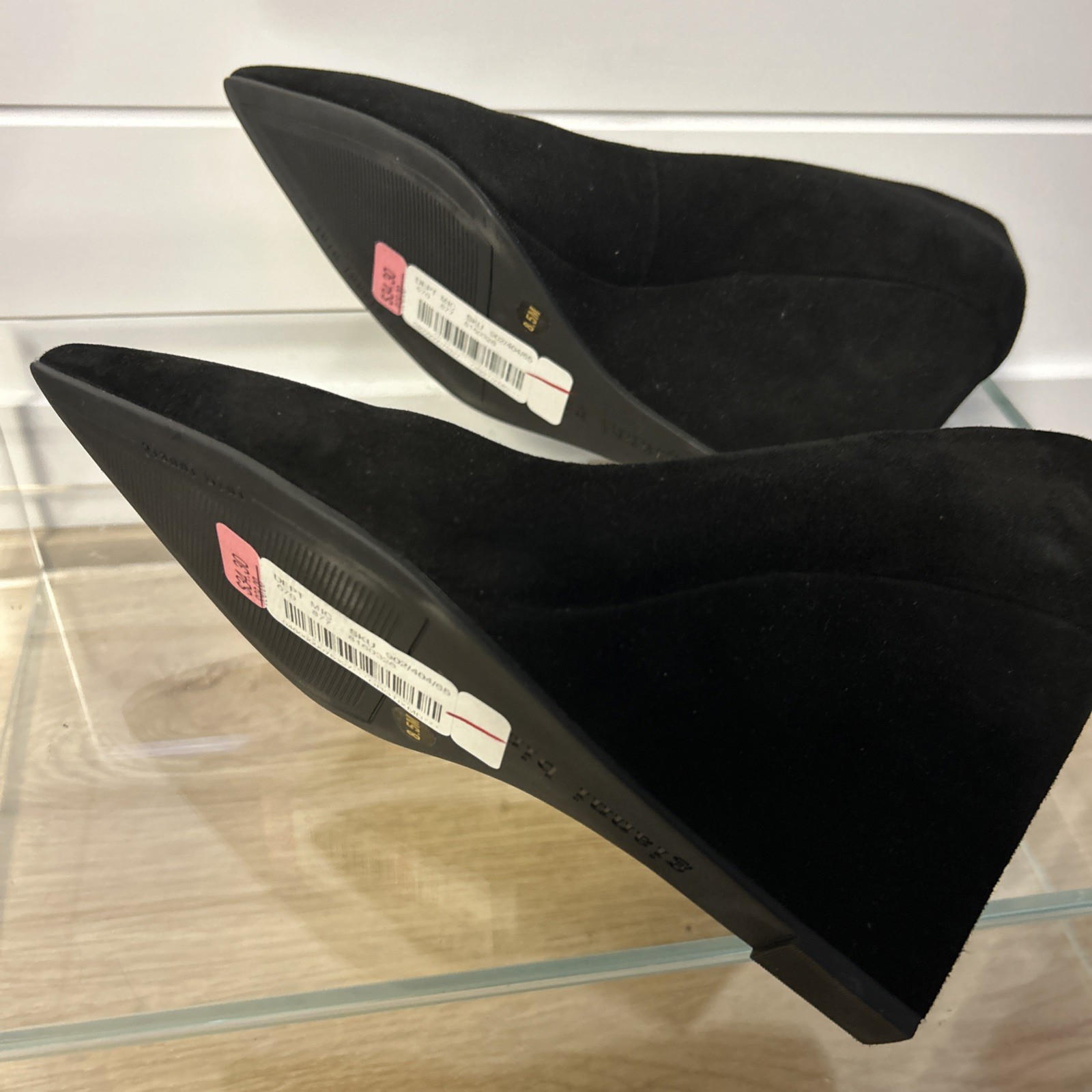 Gianni Bini Women’s Black Garnett Suede Heels Size 8.5 M NWOB