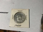Franklin 1963 D Half Dollar Mint Uncirculated Silver