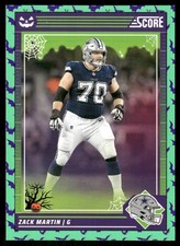 2024 SCORE A TREAT Football Halloween Green Bats Zack Martin Dallas Cowboys #75