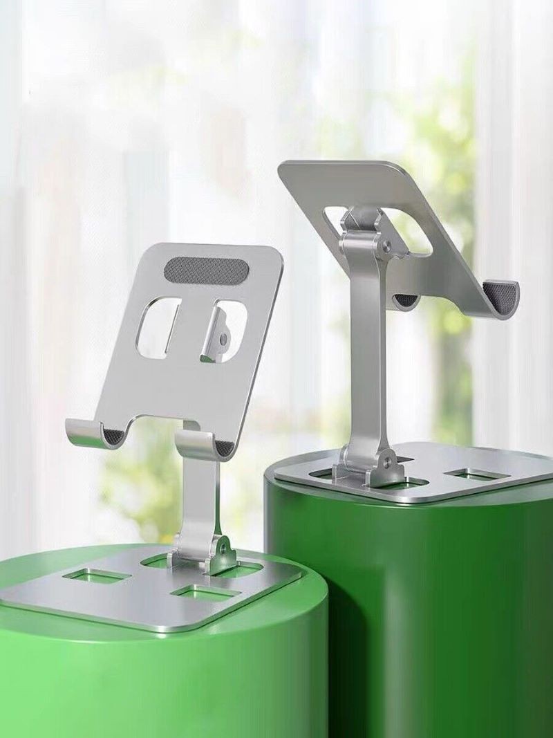 Phone Tablet Desktop Stand Desk Metalfolding Holder Mount Cradle For iPhone iPad