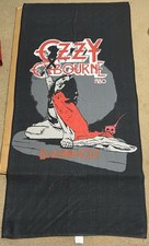 Ozzy Osbourne Beach Towel Bath Blizzard Of Ozz Black Sabbath Randy Rhoads cd lp