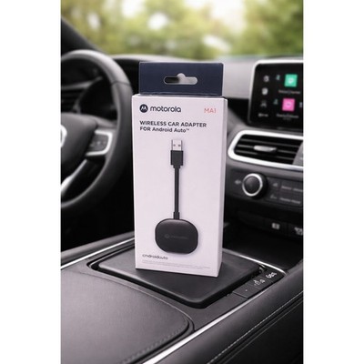 Motorola MA1 Wireless Car Adapter for Android Auto Black New