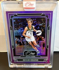 2025 Panini One and One WNBA Skylar Diggins PURPLE 1st On Print 1/25, Seat Storm