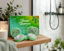 Cleverfy Shower Steamers Menthol Eucalyptus Aromatherapy 6 Pack NIB Spa Gift