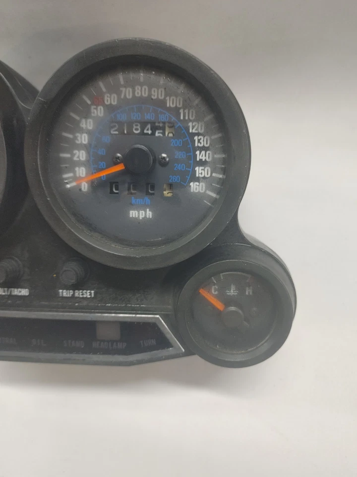 1984 Kawasaki Ninja ZX900A Speedometer Tachometer Gauges Meters Assembly - Image 4 of 4