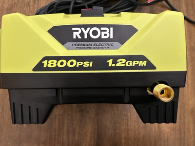 #ad Ryobi Electric Pressure Washer 1800 PSI 1.2 GPM $59.99