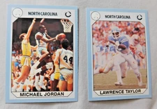 1990-91 Collegiate Collection North Carolina Tar Heels Card #1-200 Pick one