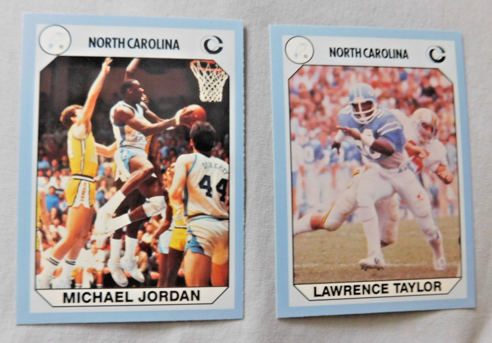 1990-91 Collegiate Collection North Carolina Tar Heels Card #1-200 Pick one