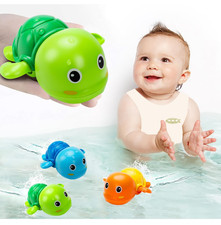 Wind Up Turtle Bath Toys 3-Pack - Swimming Bath Toys for Toddlers 1-3 Years
