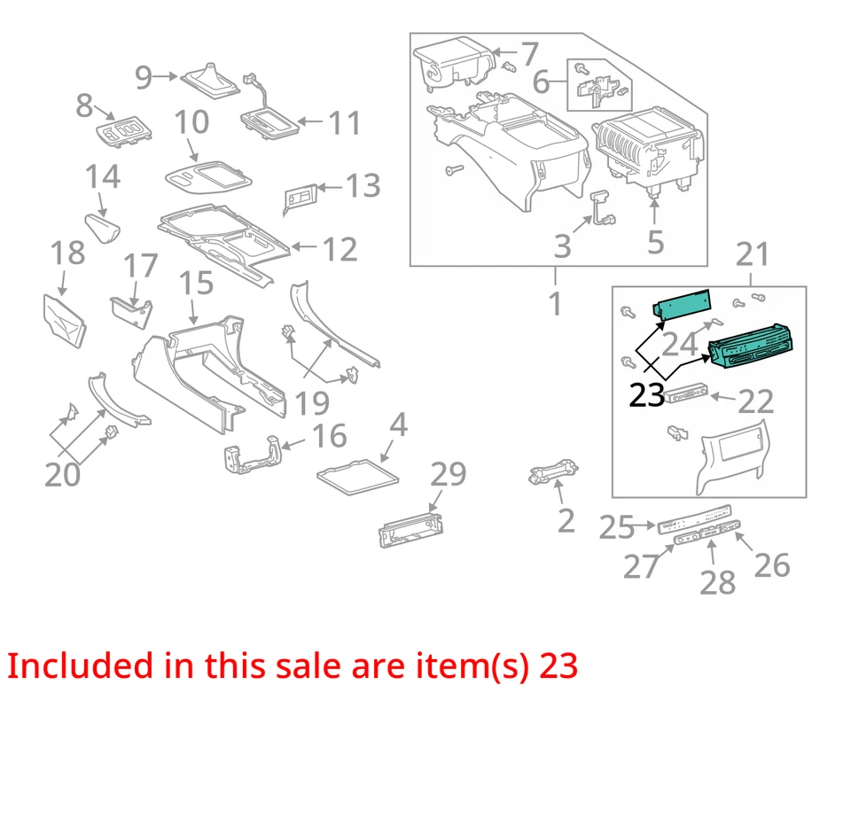 03 04 05 06 07 08 09 LEXUS GX470 Temperatura AC Calentador Climatizador Foto 3 de 4